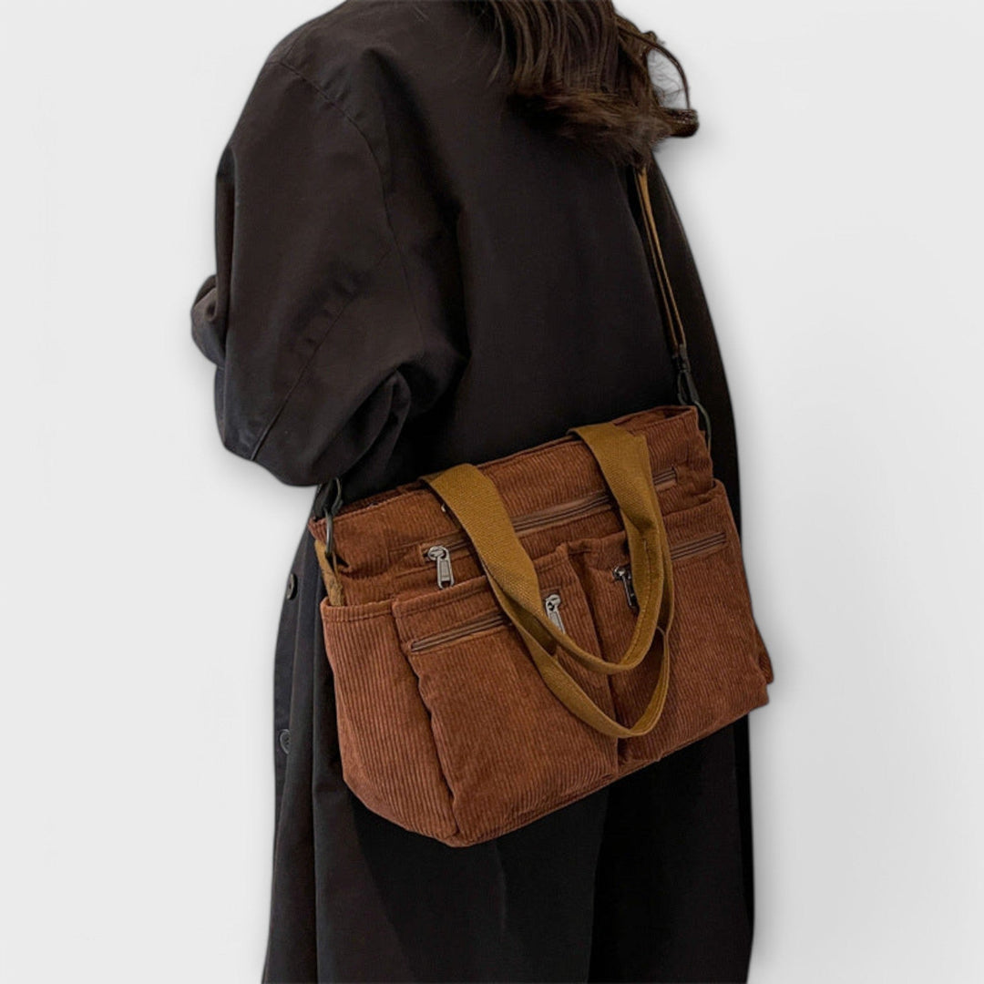 Edwige — Sacs Femme Cabas Velours Côtelé Poches Bandoulière, Nelly Boutique — image 14