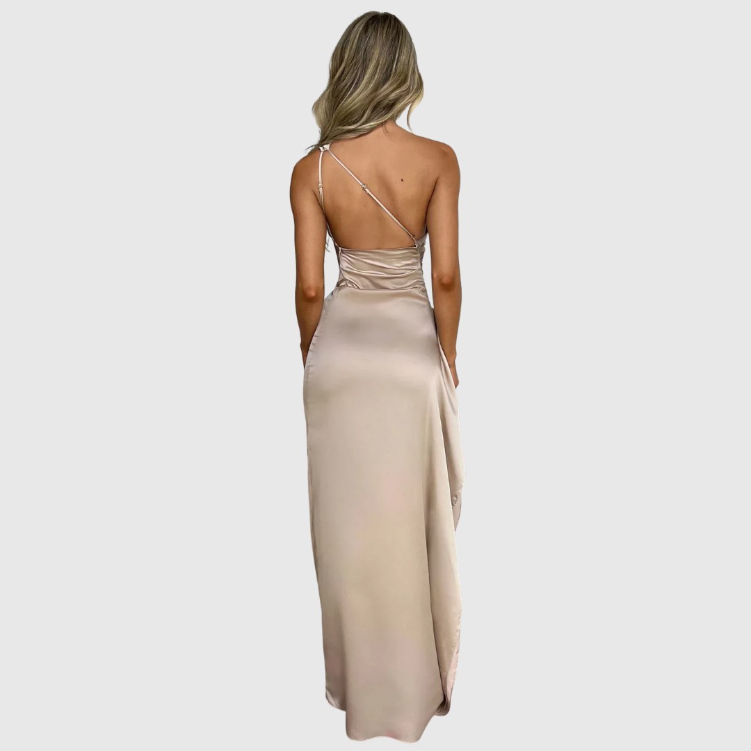 Éléonore — Robe de Soirée Longue Femme Satin Fendue, Nelly Boutique — image 6
