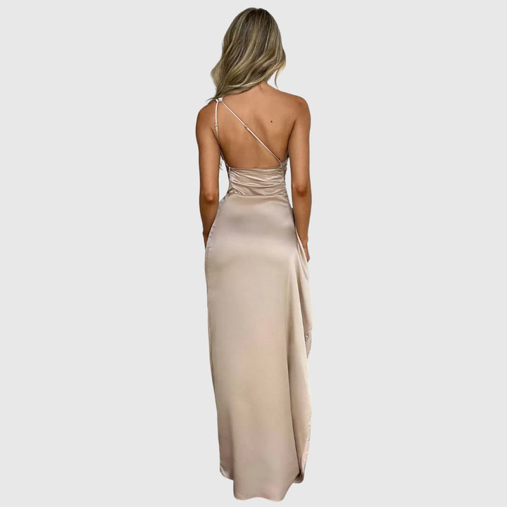 Éléonore — Robe de Soirée Longue Femme Satin Fendue, Nelly Boutique — image 6