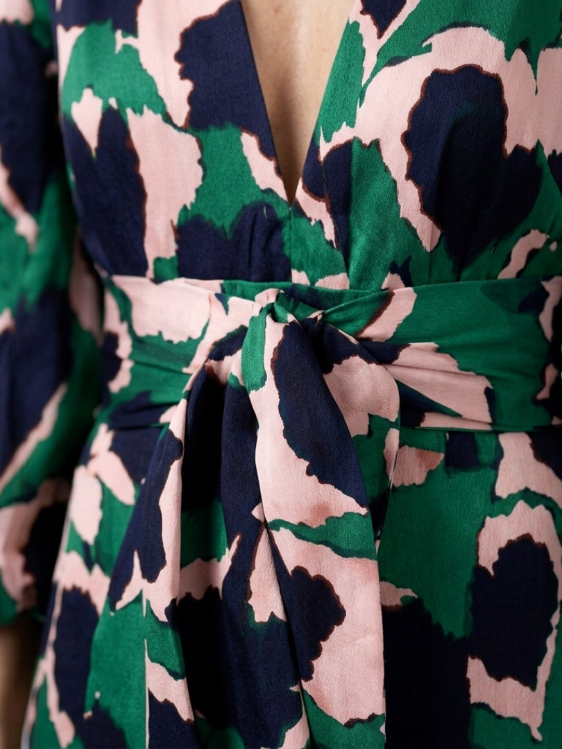 Faustine — Robe Manche Longue Femme Imprimée Col V, Nelly Boutique — image 4