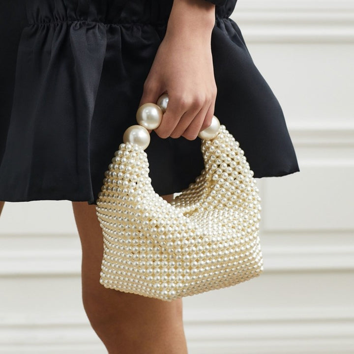 Fleur — Petit Sac à Main Femme Perles Soirée, Nelly Boutique — image 1