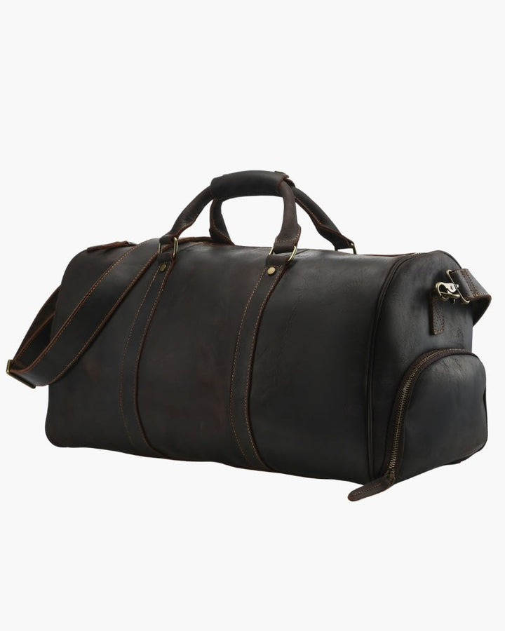 Francine — Sac de Voyage Femme Cuir Bandoulière Poches, Nelly Boutique — image 5