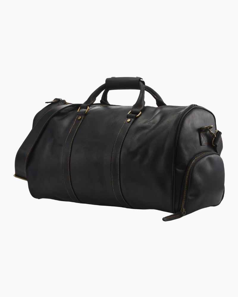 Francine — Sac de Voyage Femme Cuir Bandoulière Poches, Nelly Boutique — image 7