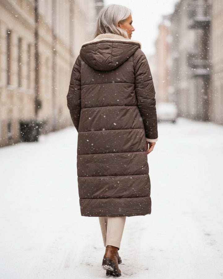 Geneviève — Doudoune Femme Longue Capuche Doublée Polaire, Nelly Boutique — image 5