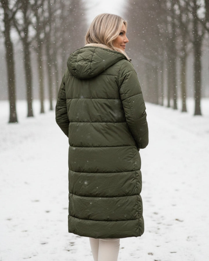 Geneviève — Doudoune Femme Longue Capuche Doublée Polaire, Nelly Boutique — image 9