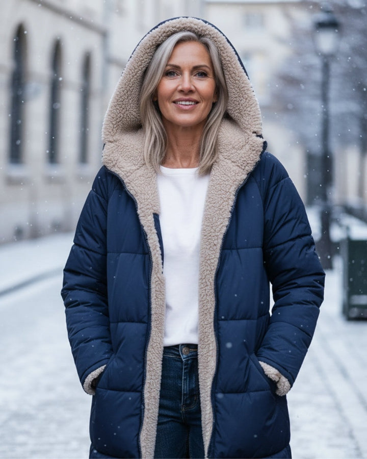Geneviève — Doudoune Femme Longue Capuche Doublée Polaire, Nelly Boutique — image 21