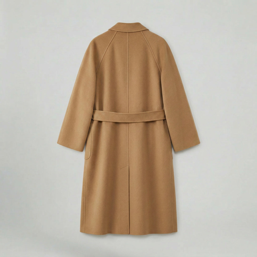 Héloïse — Manteau Laine Femme Long Ceinturé Col Tailleur, Nelly Boutique — image 3