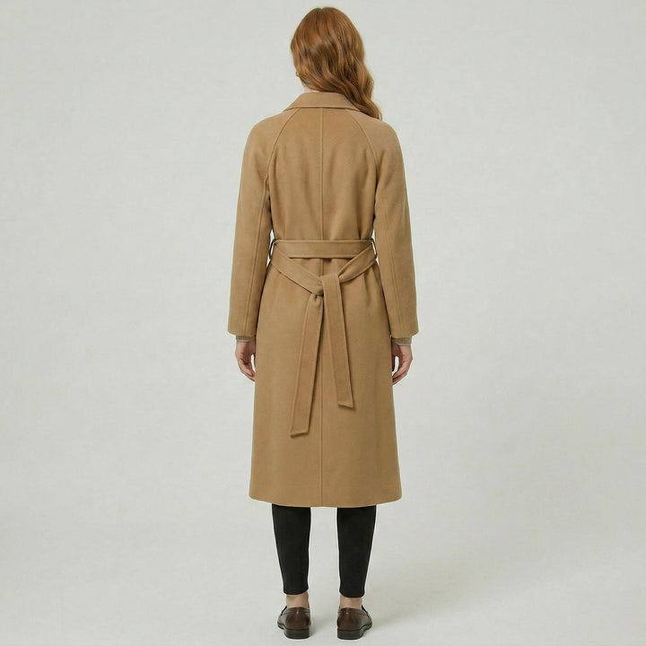 Héloïse — Manteau Laine Femme Long Ceinturé Col Tailleur, Nelly Boutique — image 6