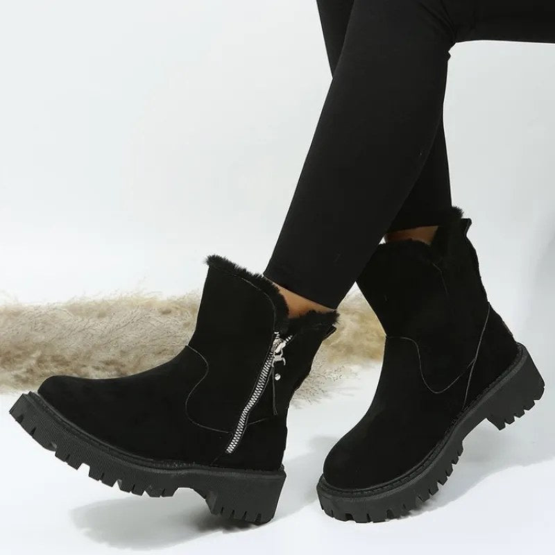 Laure — Bottines Fourrées Femme Zip Fausse Fourrure, Nelly Boutique — image 4