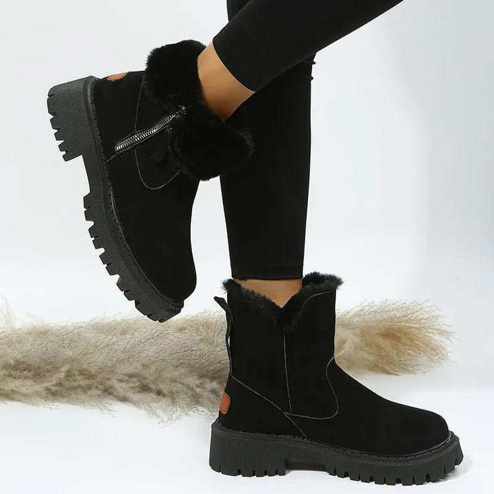 Laure — Bottines Fourrées Femme Zip Fausse Fourrure, Nelly Boutique — image 5