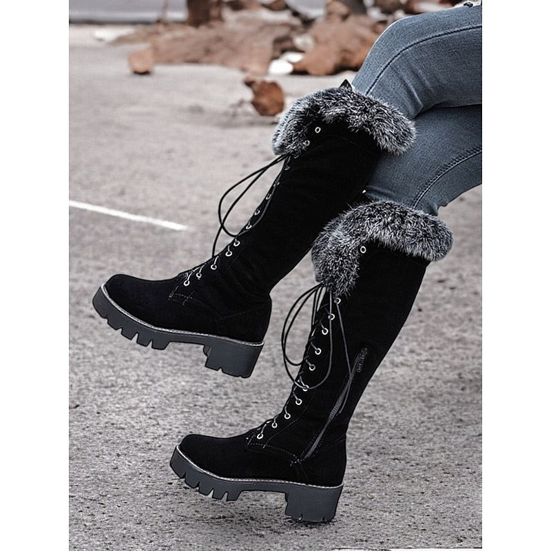 Léa — Bottes à Lacets Femme Fourrées Hautes, Nelly Boutique — image 10