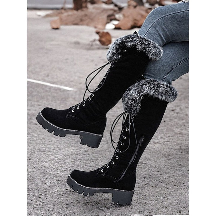 Léa — Bottes à Lacets Femme Fourrées Hautes, Nelly Boutique — image 10
