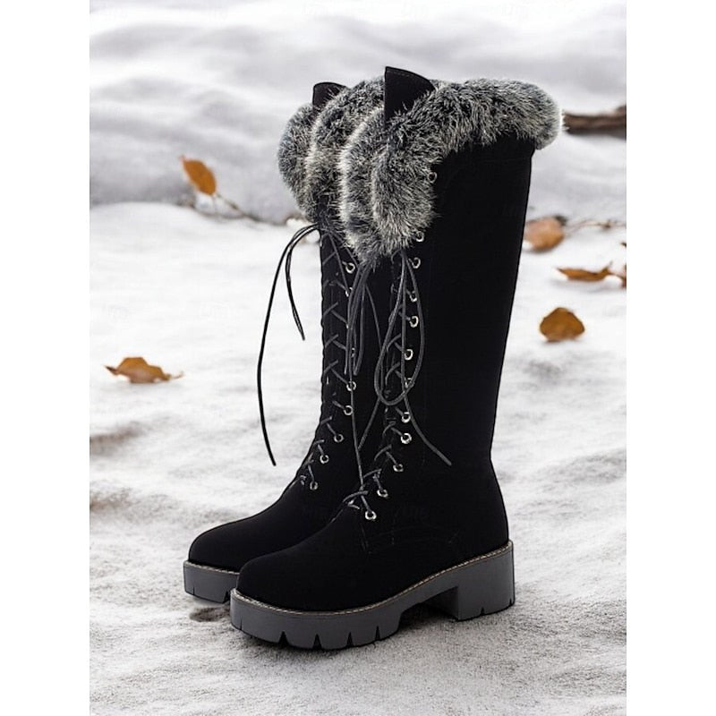 Léa — Bottes à Lacets Femme Fourrées Hautes, Nelly Boutique — image 11