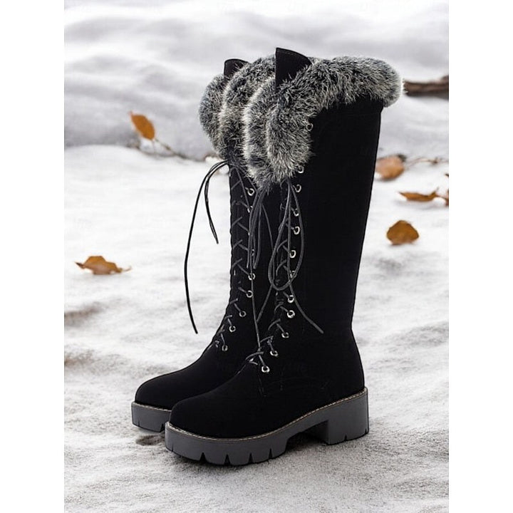Léa — Bottes à Lacets Femme Fourrées Hautes, Nelly Boutique — image 11