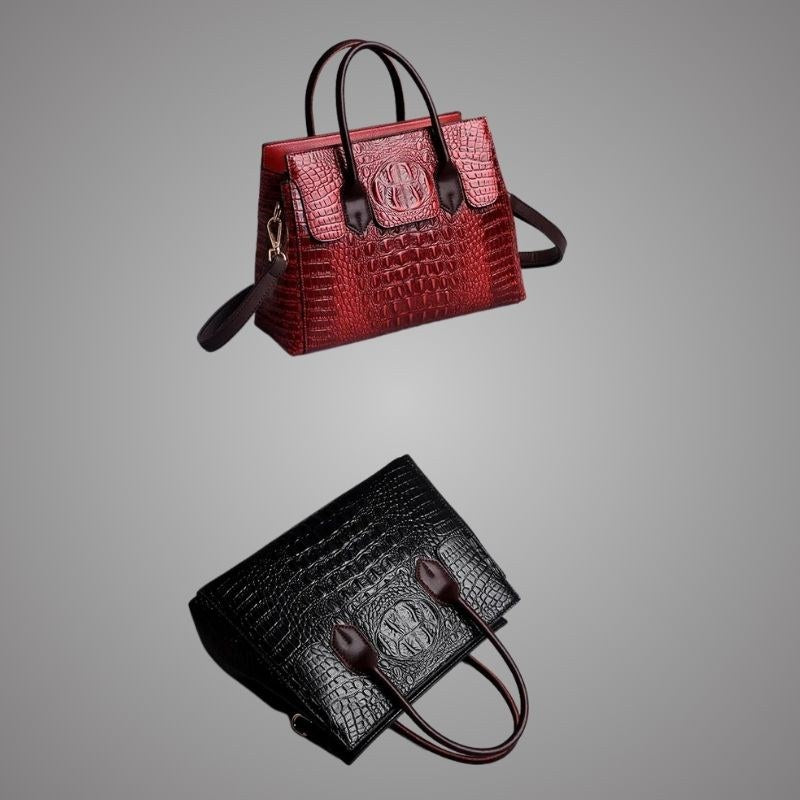 Léna — Sac à Main Femme Effet Croco Bandoulière Amovible, Nelly Boutique — image 7