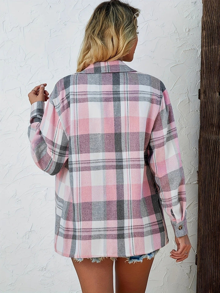 Lison — Chemise à Carreaux Femme Flanelle Oversize, Nelly Boutique — image 6
