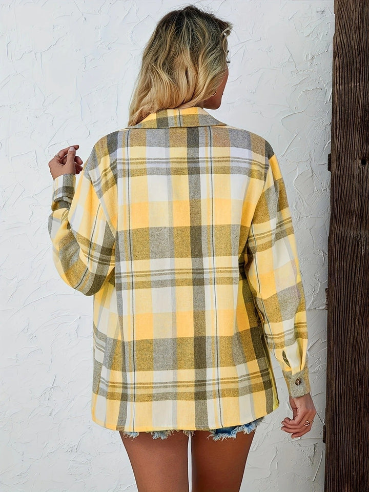 Lison — Chemise à Carreaux Femme Flanelle Oversize, Nelly Boutique — image 11