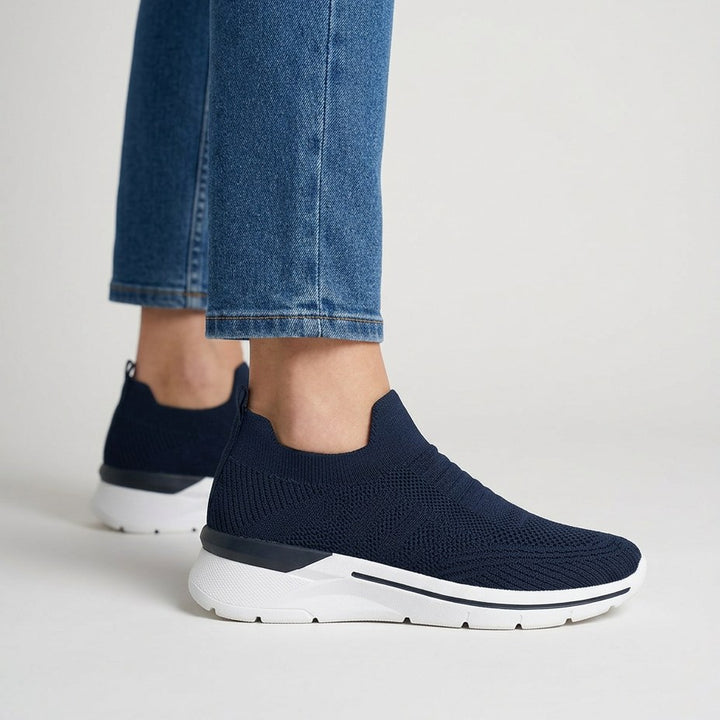 Lucienne — Chaussures Femme Sneakers Sans Lacets Maille, Nelly Boutique — image 7