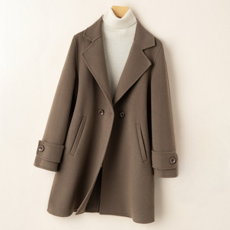 Maëva — Manteau Femme Laine Col Tailleur Boutonné, Nelly Boutique — image 1
