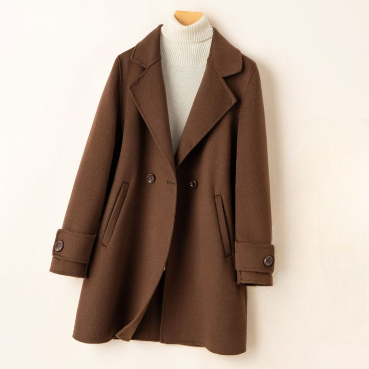 Maëva — Manteau Femme Laine Col Tailleur Boutonné, Nelly Boutique — image 2