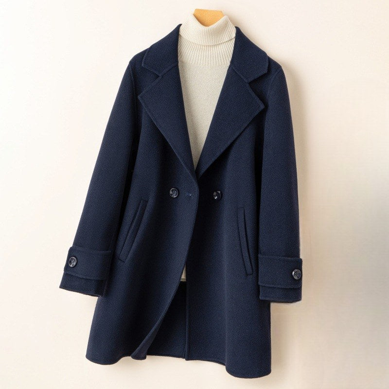 Maëva — Manteau Femme Laine Col Tailleur Boutonné, Nelly Boutique — image 3