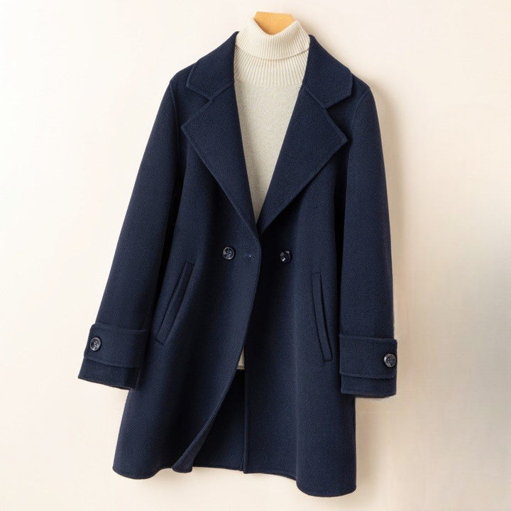 Maëva — Manteau Femme Laine Col Tailleur Boutonné, Nelly Boutique — image 3