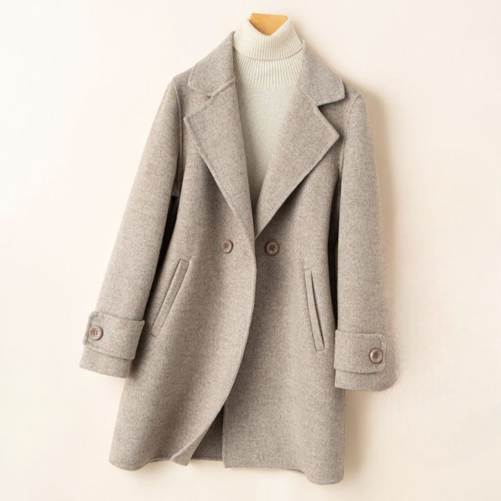 Maëva — Manteau Femme Laine Col Tailleur Boutonné, Nelly Boutique — image 4