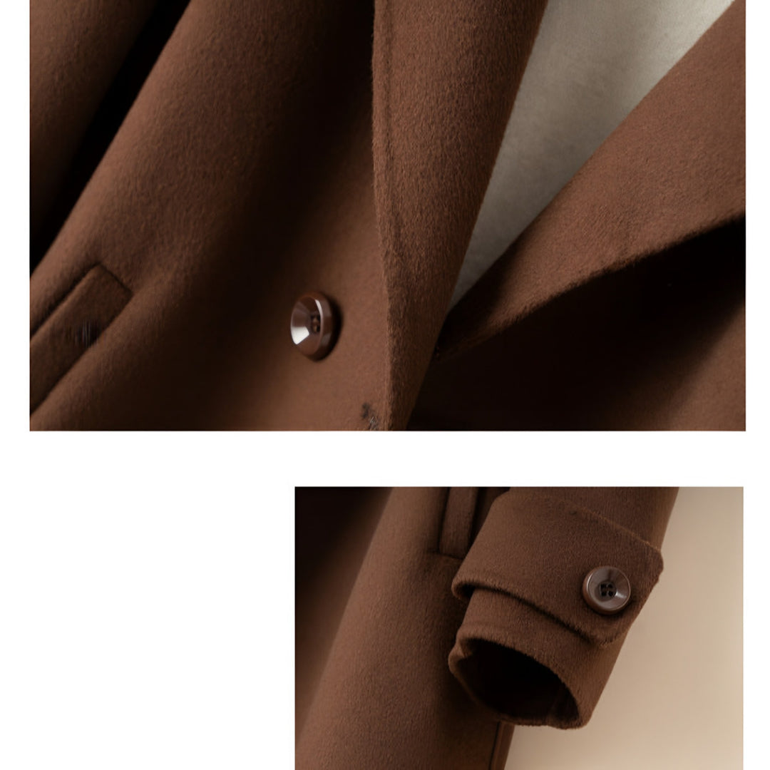 Maëva — Manteau Femme Laine Col Tailleur Boutonné, Nelly Boutique — image 8