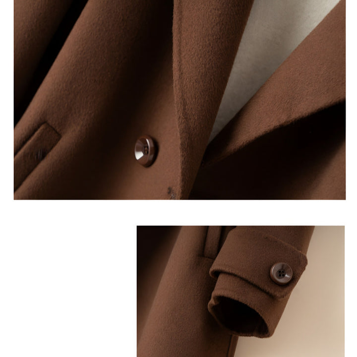 Maëva — Manteau Femme Laine Col Tailleur Boutonné, Nelly Boutique — image 8