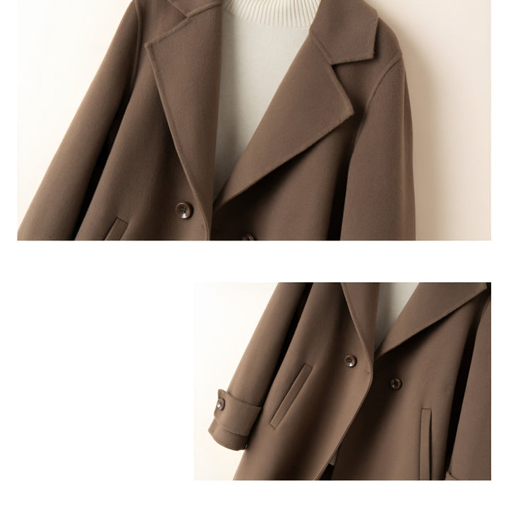 Maëva — Manteau Femme Laine Col Tailleur Boutonné, Nelly Boutique — image 10