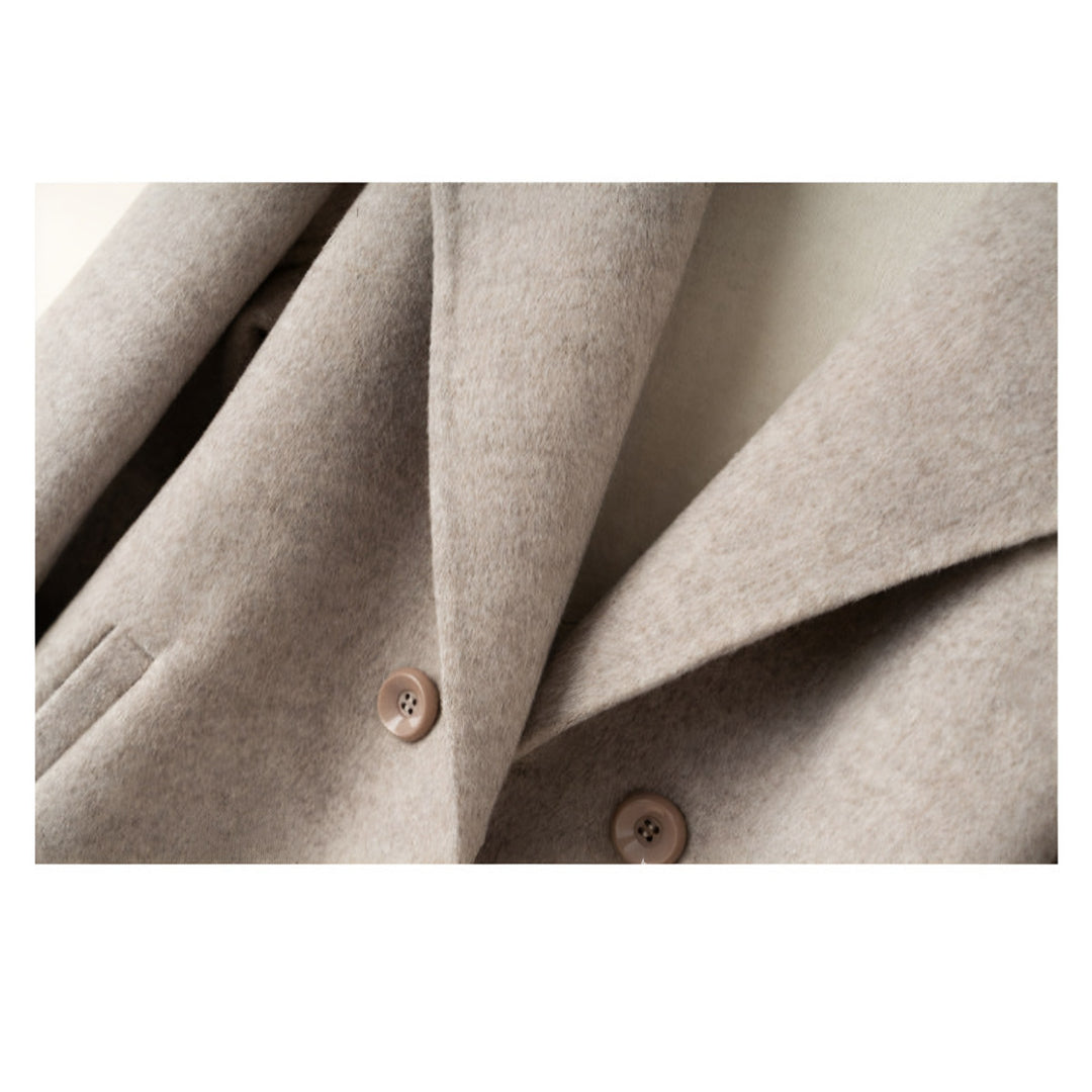 Maëva — Manteau Femme Laine Col Tailleur Boutonné, Nelly Boutique — image 11