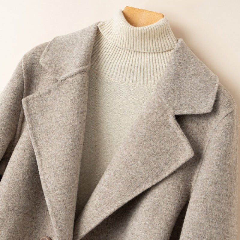 Maëva — Manteau Femme Laine Col Tailleur Boutonné, Nelly Boutique — image 12
