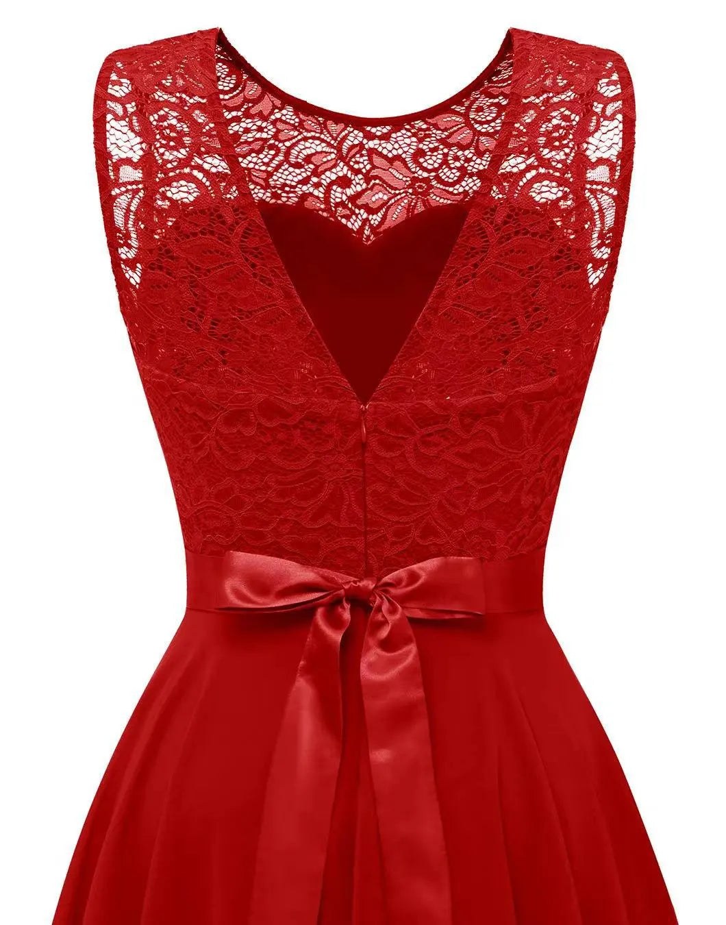 Manon — Robe de Soirée Femme Asymétrique Dentelle, Nelly Boutique — image 10