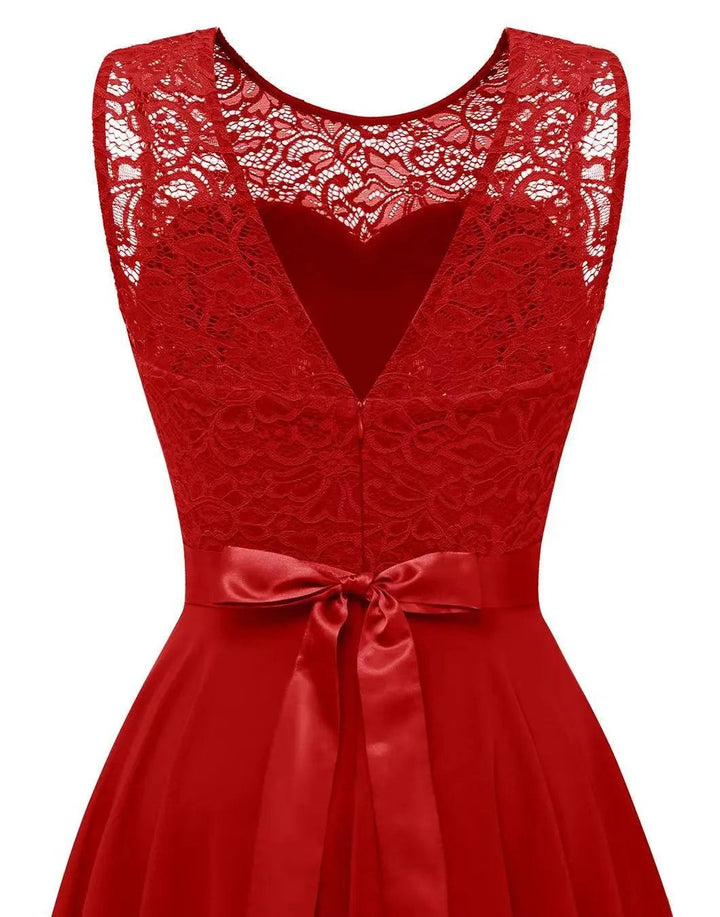 Manon — Robe de Soirée Femme Asymétrique Dentelle, Nelly Boutique — image 10
