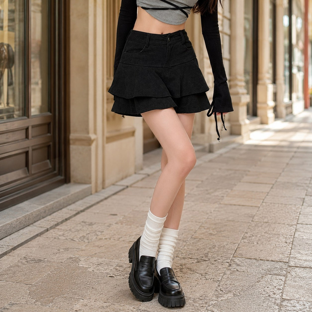 Mélanie — Jupe Short Femme Volants Courte, Nelly Boutique — image 1