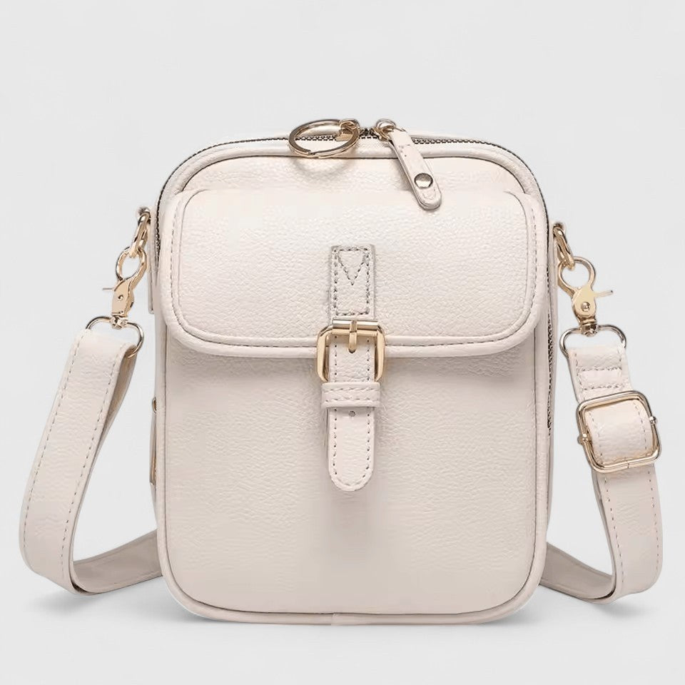 Nadine — Sac en Bandoulière Femme Petit Format Rabat Zippé, Nelly Boutique — image 3