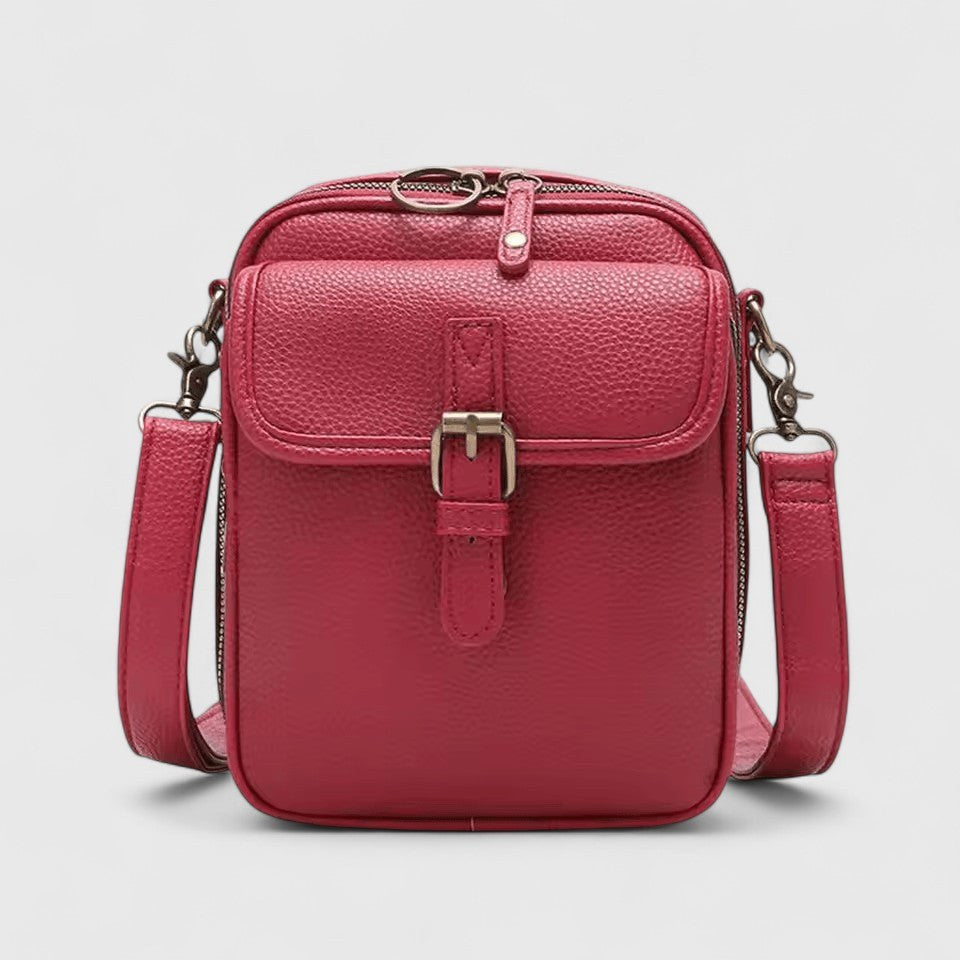 Nadine — Sac en Bandoulière Femme Petit Format Rabat Zippé, Nelly Boutique — image 9