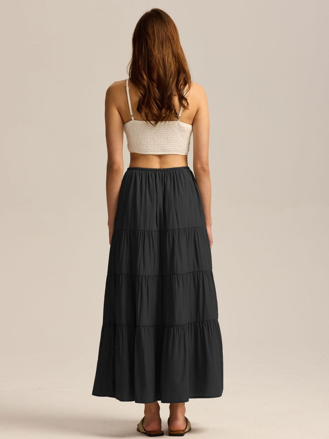 Paulette — Jupe Femme Longue Volants Taille Haute Coton, Nelly Boutique — image 4