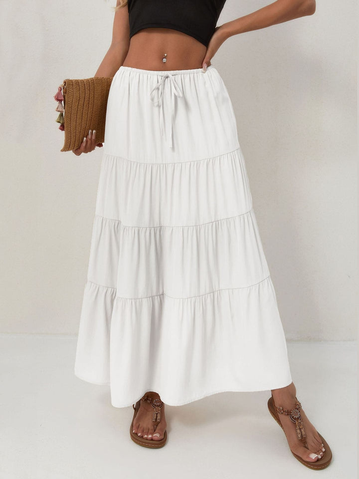 Paulette — Jupe Femme Longue Volants Taille Haute Coton, Nelly Boutique — image 9