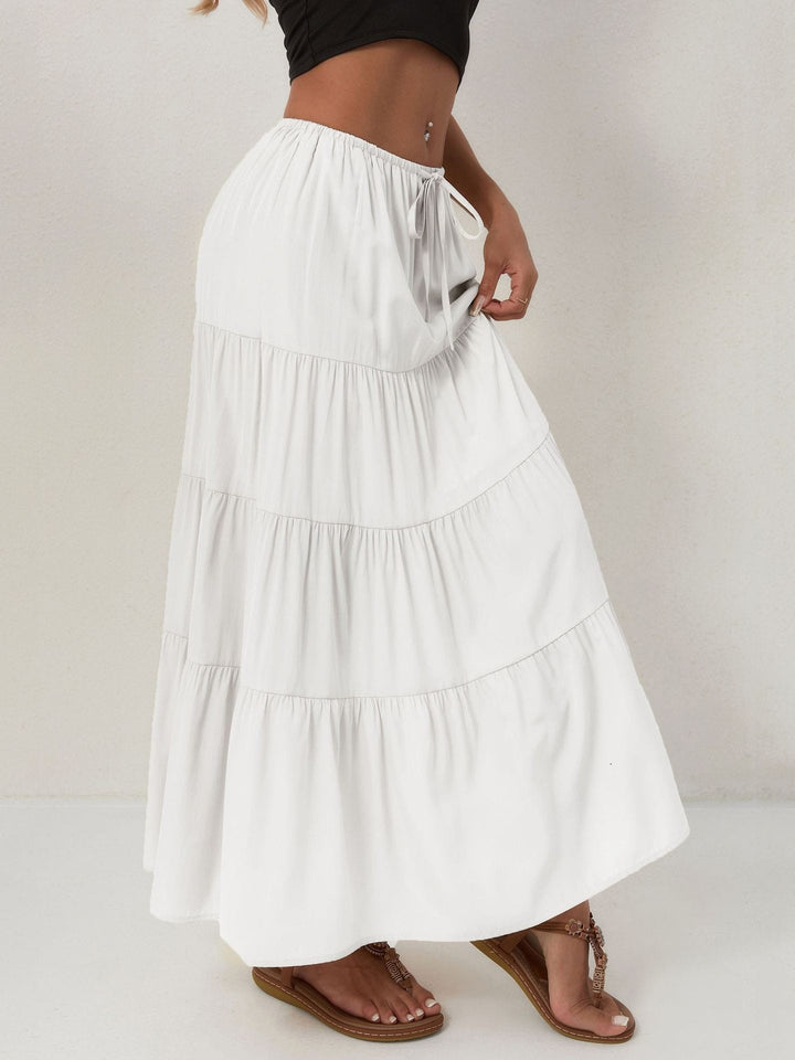 Paulette — Jupe Femme Longue Volants Taille Haute Coton, Nelly Boutique — image 10