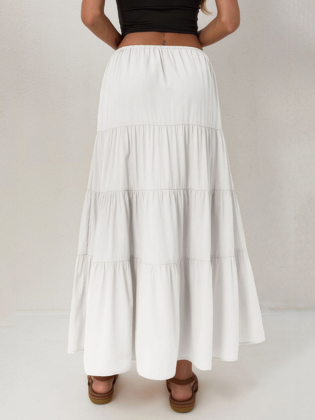 Paulette — Jupe Femme Longue Volants Taille Haute Coton, Nelly Boutique — image 11