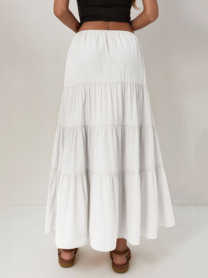 Paulette — Jupe Femme Longue Volants Taille Haute Coton, Nelly Boutique — image 11