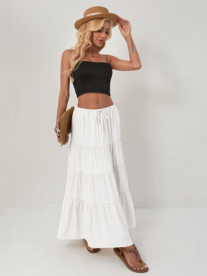 Paulette — Jupe Femme Longue Volants Taille Haute Coton, Nelly Boutique — image 12