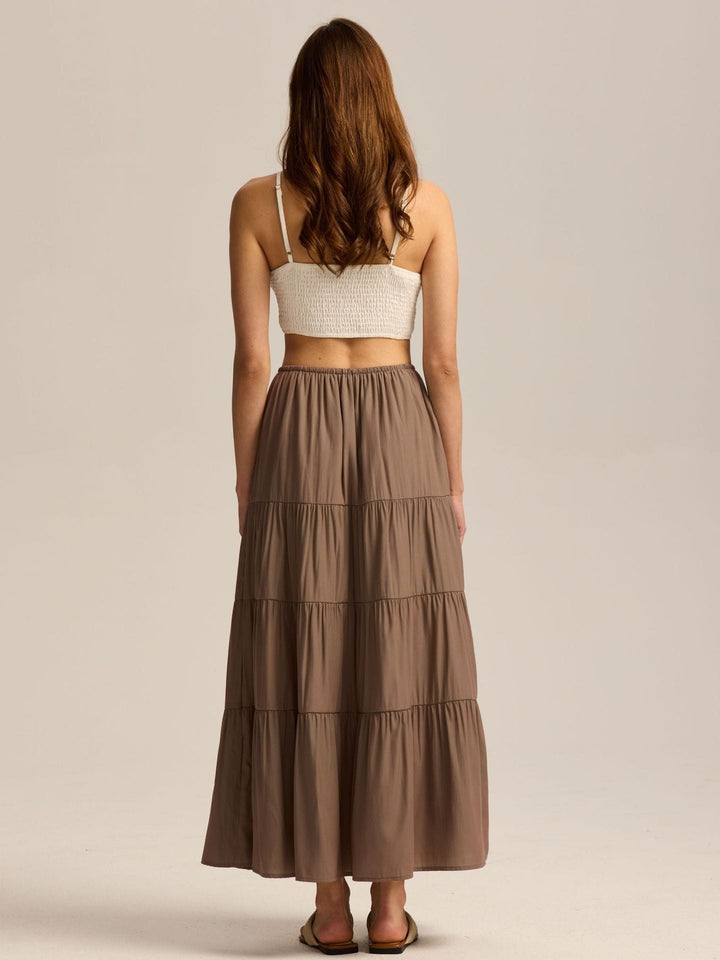 Paulette — Jupe Femme Longue Volants Taille Haute Coton, Nelly Boutique — image 20