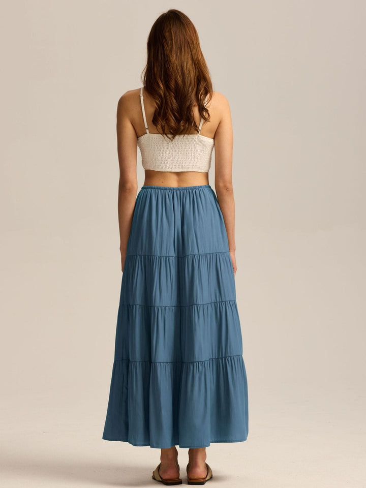 Paulette — Jupe Femme Longue Volants Taille Haute Coton, Nelly Boutique — image 24