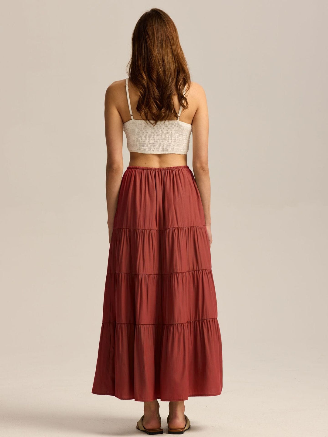 Paulette — Jupe Femme Longue Volants Taille Haute Coton, Nelly Boutique — image 32