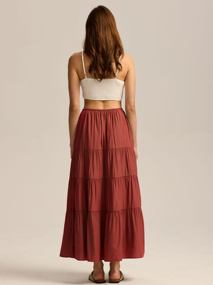Paulette — Jupe Femme Longue Volants Taille Haute Coton, Nelly Boutique — image 32