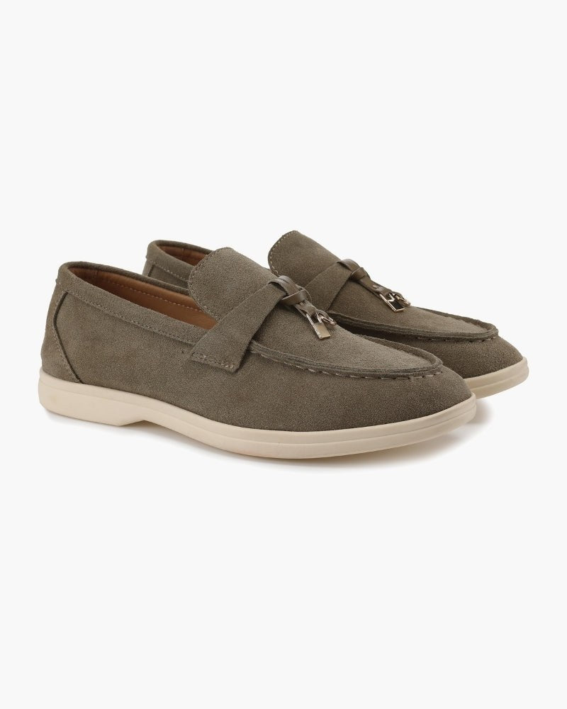 Pénélope — Chaussures Femme Mocassin Daim Sans Lacets, Nelly Boutique — image 11