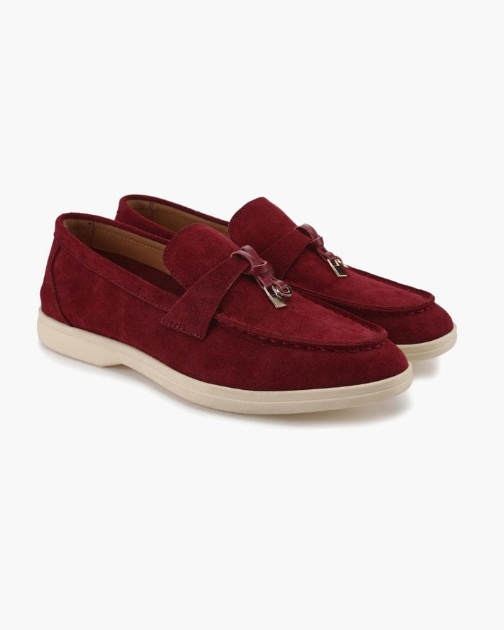 Pénélope — Chaussures Femme Mocassin Daim Sans Lacets, Nelly Boutique — image 15