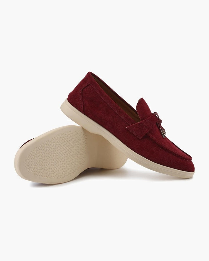 Pénélope — Chaussures Femme Mocassin Daim Sans Lacets, Nelly Boutique — image 16